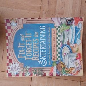 Crock pot cookbook, Fix it and forget it cookbook